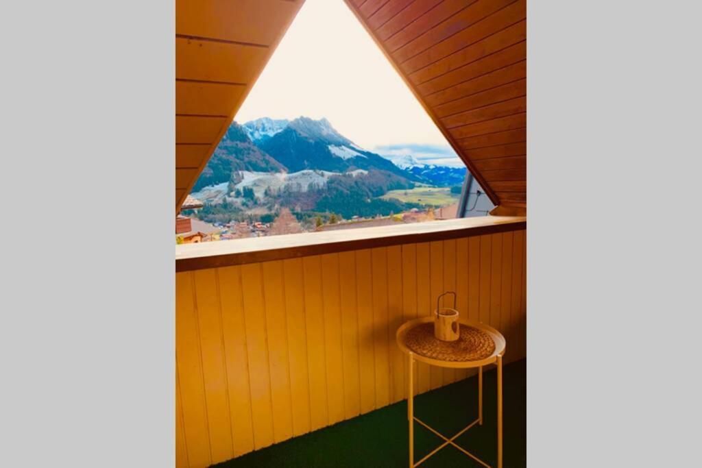 Charmant Et Lumineux Appartement Duplex A Charmey Dış mekan fotoğraf
